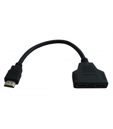 تبديل 1به 2 HDMI كابلي