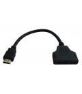 تبدیل 1به 2 HDMI کابلی