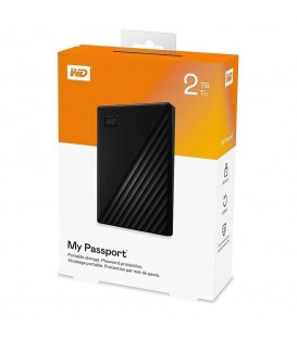 هارد اكسترنال WESTERN DIGITAL وسترن ديجيتال MY PASSPORT ظرفيت 2 ترابايت