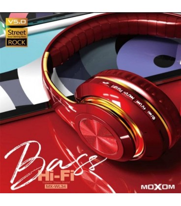 هدست MOXOM موكسوم WL34 رمخور بلوتوثي