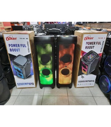 اسپيكر دو تيكه ايستاده VKER POWER FULL TSC8B-B