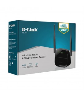 مودم D-LINK دي لينك بی‌ سیم ADSL2 PLUS DSL-124 گارانتي اصلي