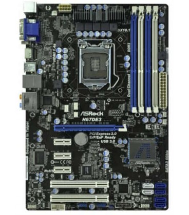 مادربرد Intel LGA1155 AZROCK H67 DE استوك