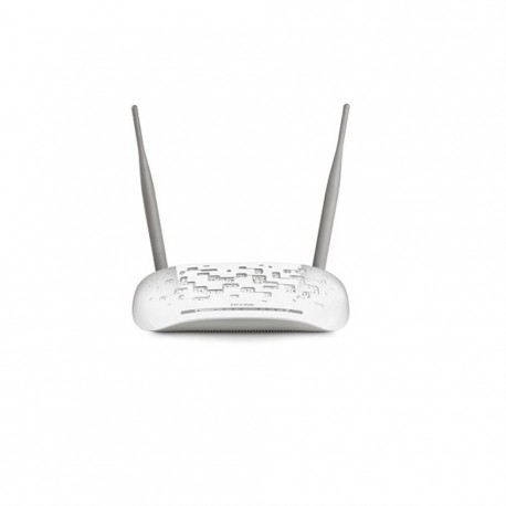 مودم روتر ADSL2 Plus بی‌سیم N300 تی پی-لینک مدل زرد TD-W8961N_V1
