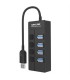 هاب يو اس بي 4 پورت کلید دار USB 3