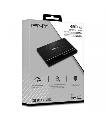 هارد اس اس دي PNY پي ان واي اينترنال SSD CS900 ظرفيت 480 گيگابايت حامي