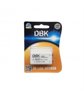 باطري كتابي DBK شارژي 500MAH
