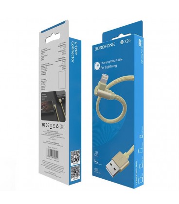 كابل آيفون BOROFONE BX26 سر كج كنفي