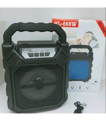 اسپيكر بلوتوثی قابل حمل مدل HL-668W