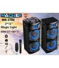 اسپیکر دو تیکه ایستاده MACHER مچر 2 ساب 12 مدل MR2700