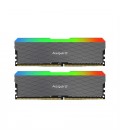 رم PC DDR4 ASGARD 3200 16GB DUAL RGB GRAY W2