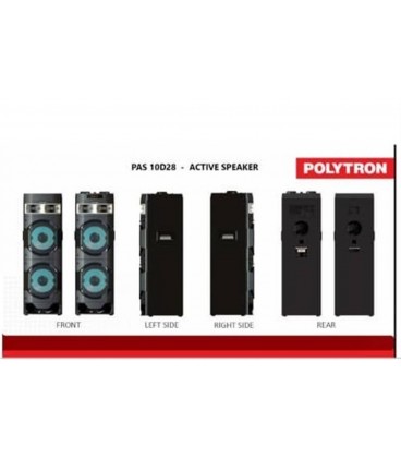 اسپيكر دو تيكه ايستاده POLITRON 10D28