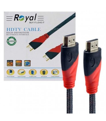 كابل HDMI ROYAL HDMI 20M