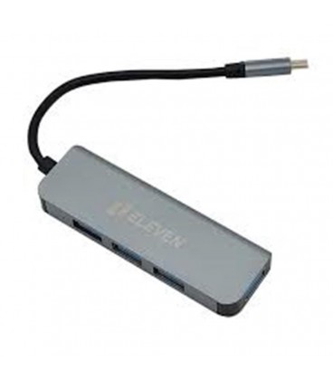 هاب يو اس بي 4 پورت ELEVEN H801 TYPEC