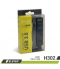 هاب یو اس بی 4 پورت ELEVEN H302 USB3
