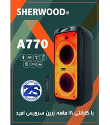 اسپيكر شارژي چمداني SHERWOOD A 770