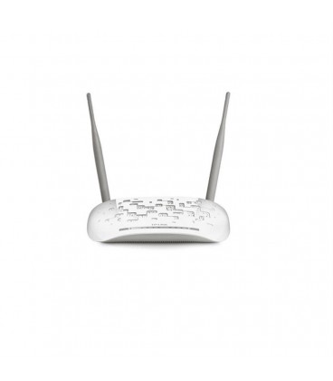 مودم روتر TP-LINK ADSL2 PLUS تي پي لينك بی‌سیم N300 مدل زرد TD-W8961N_V1
