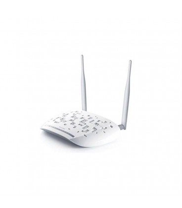 مودم روتر TP-LINK ADSL2 PLUS تي پي لينك بی‌سیم N300 مدل زرد TD-W8961N_V1