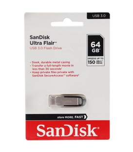 كول ديسك SANDISK 64 GB USB3 ULTRA FLAIR