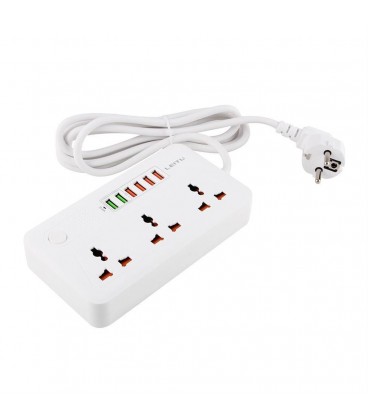 محافظ LEITU LS-2 6PORT USB شارژر