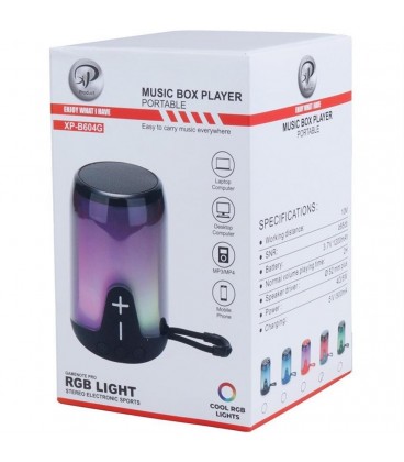 اسپيكر شارژي XP B604 RGB
