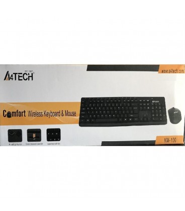 كيبورد +موس بي سيم A4TECH KM-100