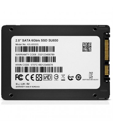 هارد اس اس دي ADATA اي ديتا اينترنال SSD SU650 ظرفيت 480 گيگابايت(آونگ)