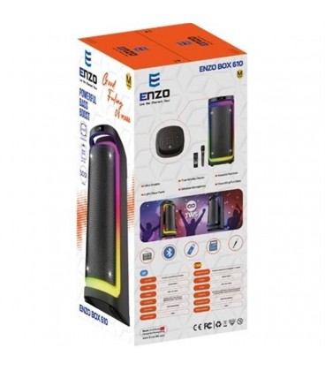 اسپيكر شارژي چمداني ENZO PARTY BOX 610